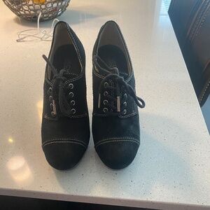 Michael Kors black bootie  heels